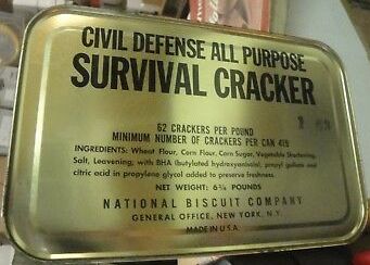 Civl Defense All Purpose Survival Crackers