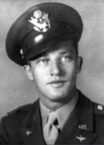 Lieutenant John L. Conkling in his World War II Army Air Corps uniform.