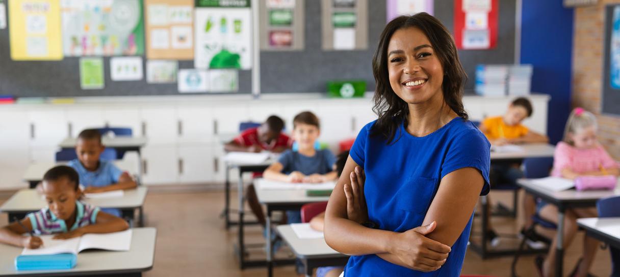 teacher in classroom
