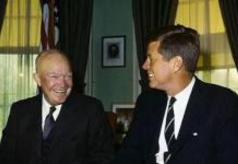 Eisenhower with Kennedy