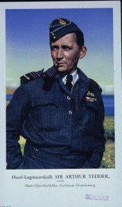 A man in military uniform, standing amidst a natural landscape. He appears to have a tobacco pipe in his mouth.