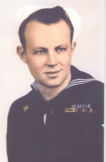 Malcolm C. Akey wearing a U.S. Navy uniform.