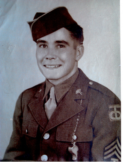 G. Bainter wearing a military uniform and garrison cap.