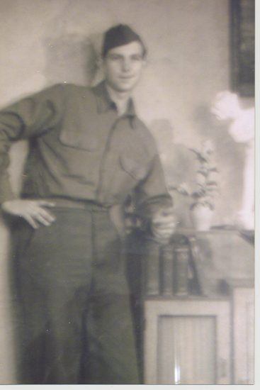 John William Bergman seated in a military uniform.