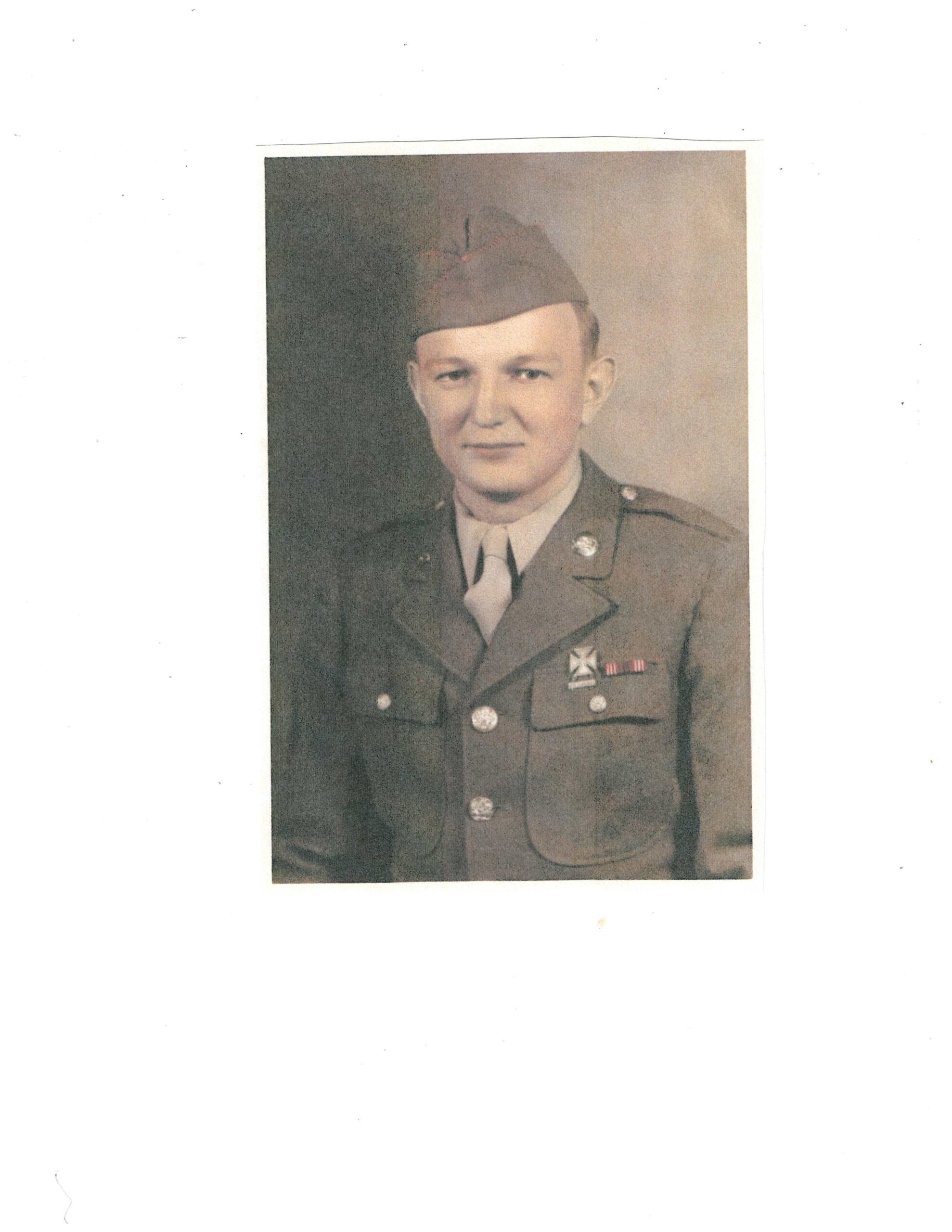A man in military uniform.