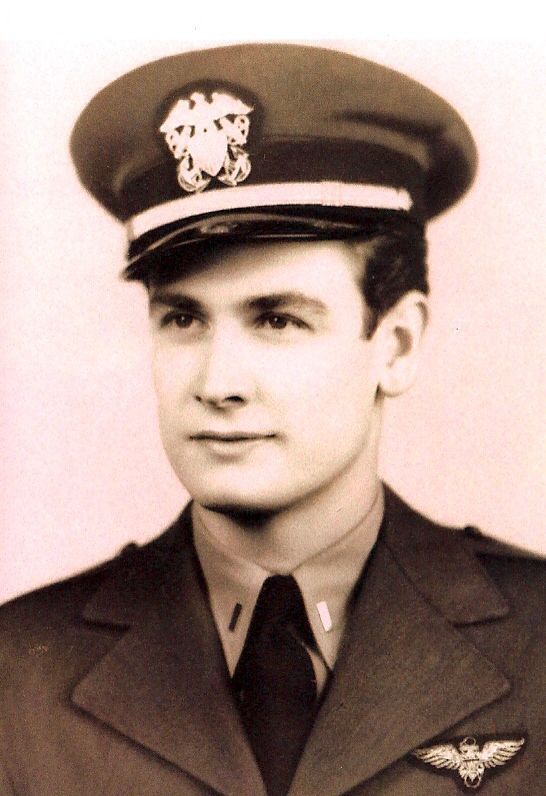 Bob Barker wearing a military dress uniform and peaked cap.
