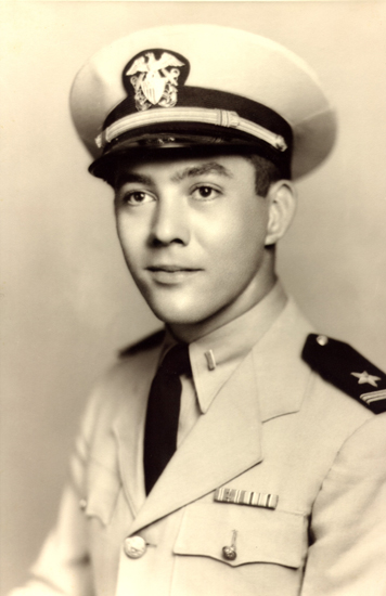 Jess W. Boughton wearing a military uniform and peaked cap.