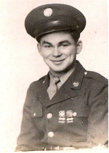Seth E. Clevenger smiling in a U.S. Army uniform and peaked cap.