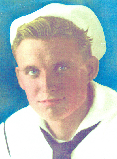Eric Clarence Culbreath shown in a colorized close-up portrait.