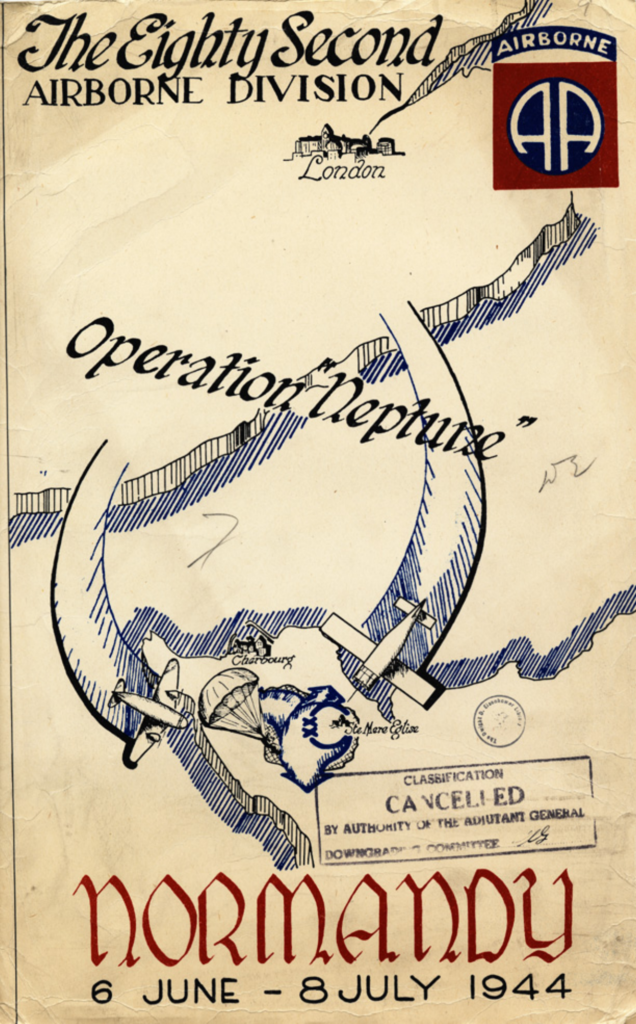 Annotated military map with curved routes and handwritten markings.