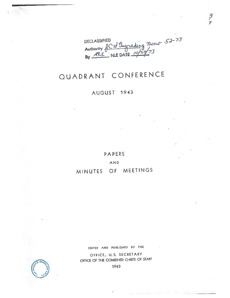 Title page for a conference document.