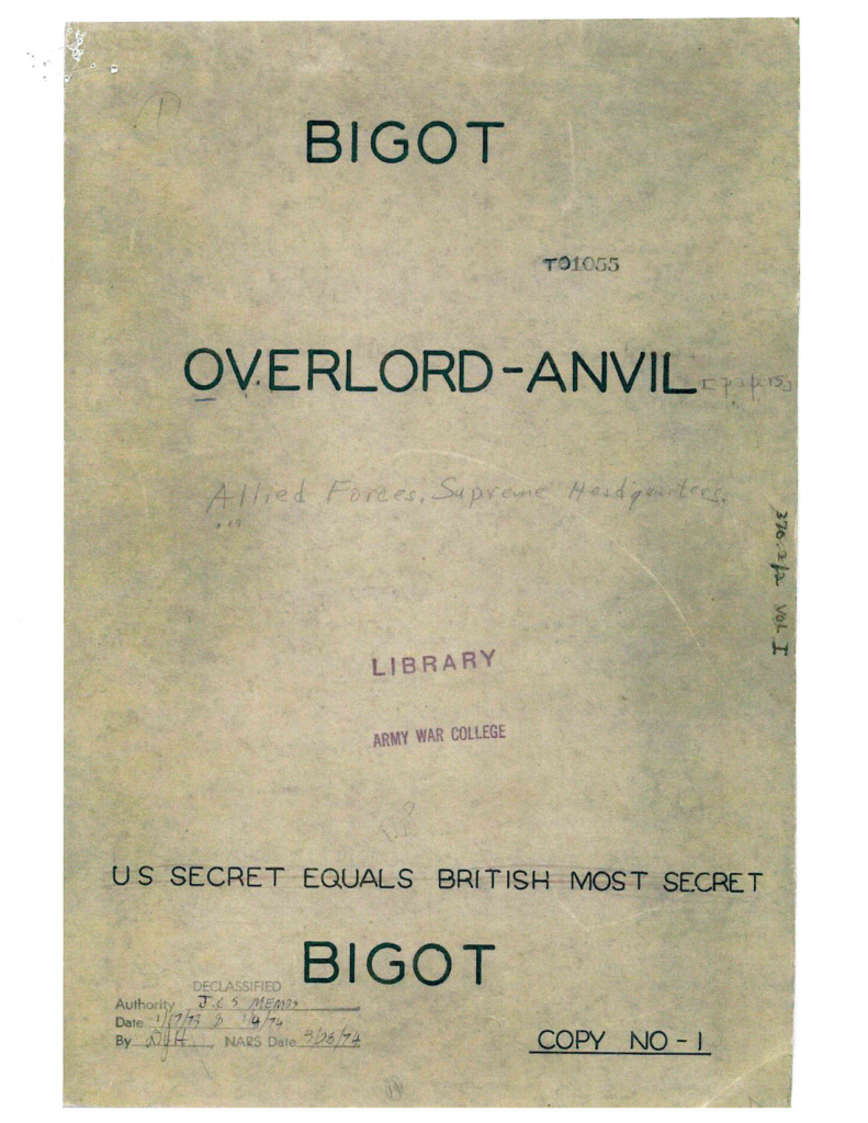 Aged report cover with centered black title text.
