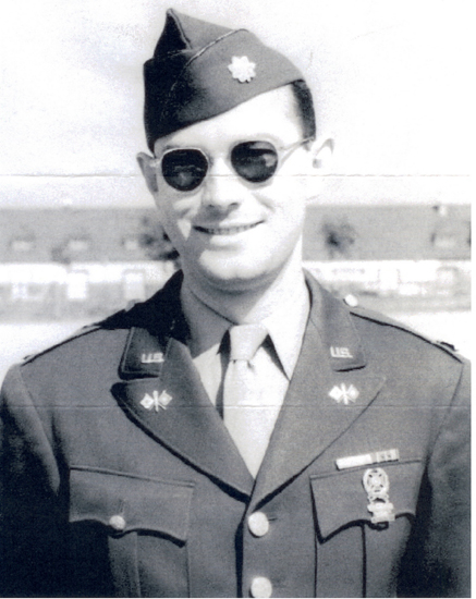 James Davidson Sands wearing sunglasses and a military garrison cap.