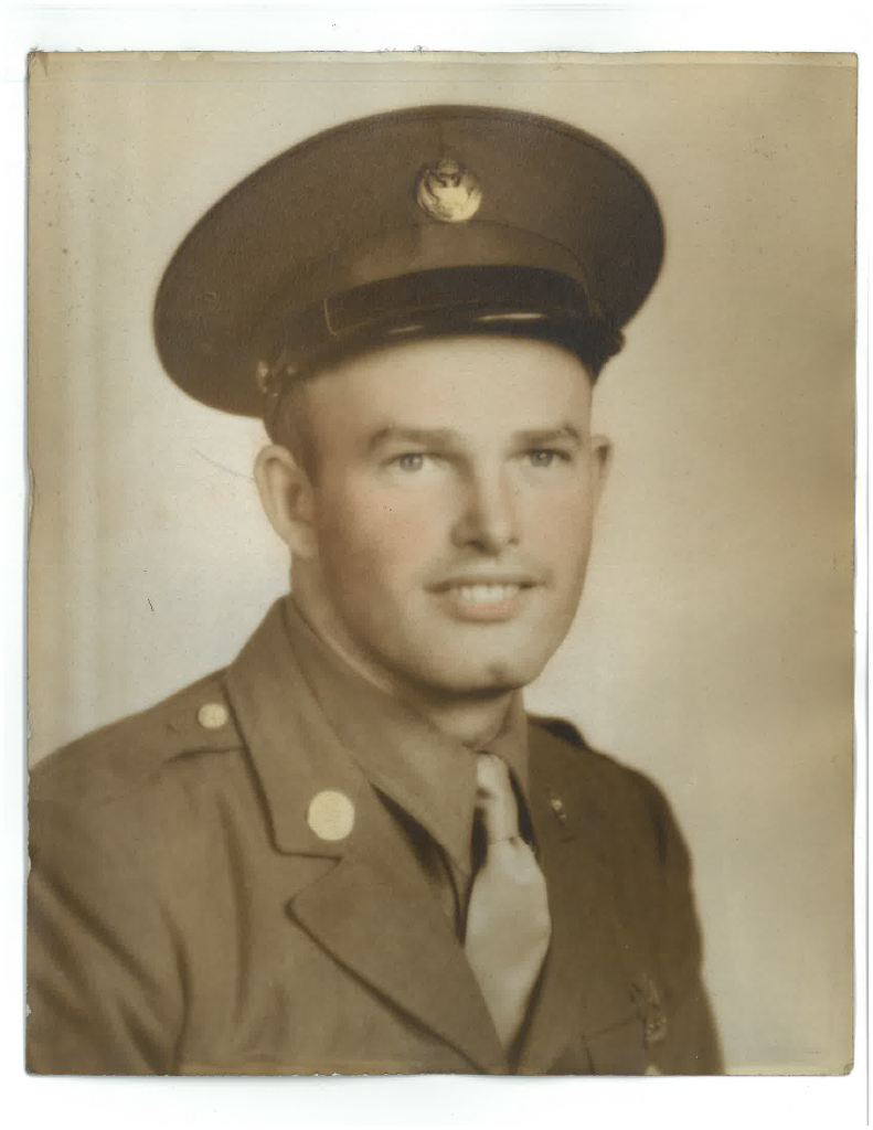 John C. Sherman wearing a military uniform and peaked cap.