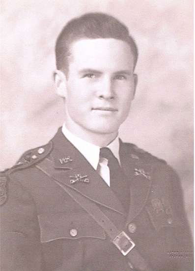 James Lassiter wearing a military officer’s uniform in a formal portrait.
