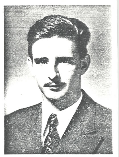Myron Dale Jackson shown in a formal black-and-white portrait.