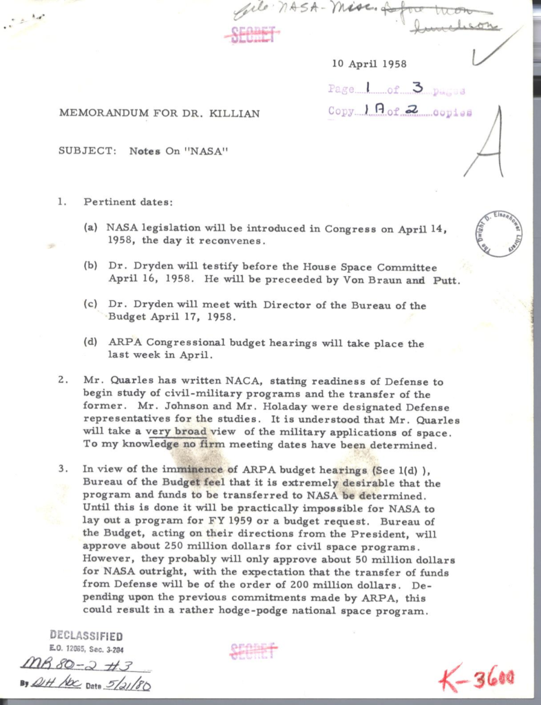 Scanned memorandum with handwritten annotations and marked passages.