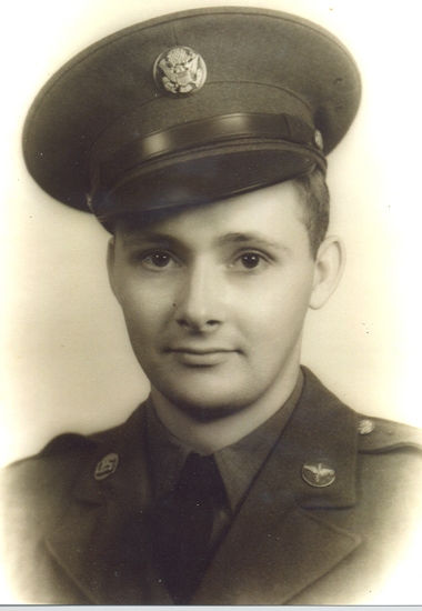 Robert E. Grisier wearing a military uniform and peaked cap.