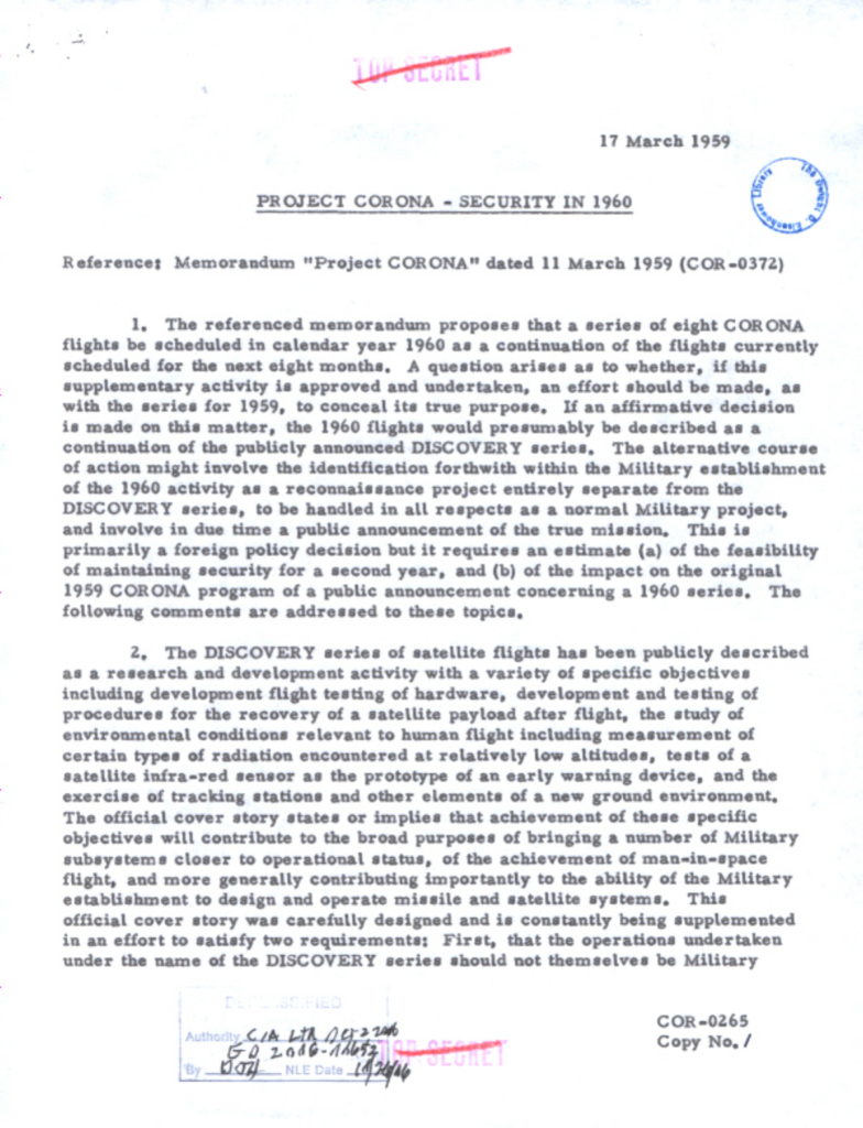 Scanned report page with typewritten text and an official stamp.