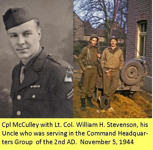 Collage showing a serviceman’s portrait and two soldiers standing beside military equipment.