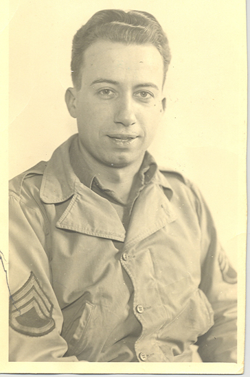 Harry Wenger wearing a military uniform in a formal portrait.