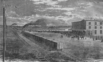 Old photo of Abilene Kansas