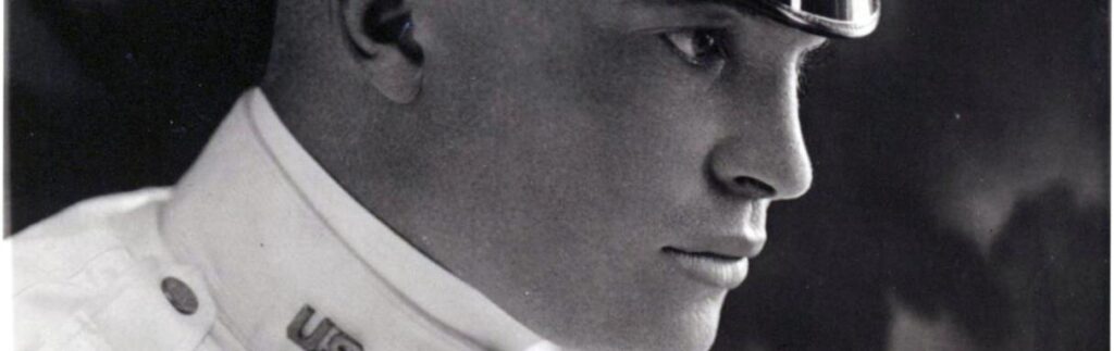 Close-up of Dwight D. Eisenhower wearing his West Point cadet uniform.