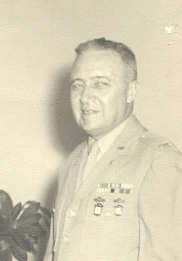 Clarence Peck in uniform