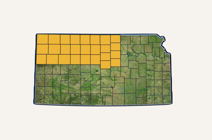Dane Hansen map for Ike Outreach