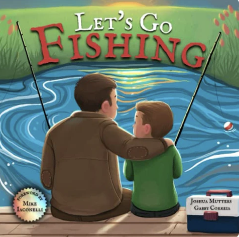 Let's Go Fishing childrens book cover