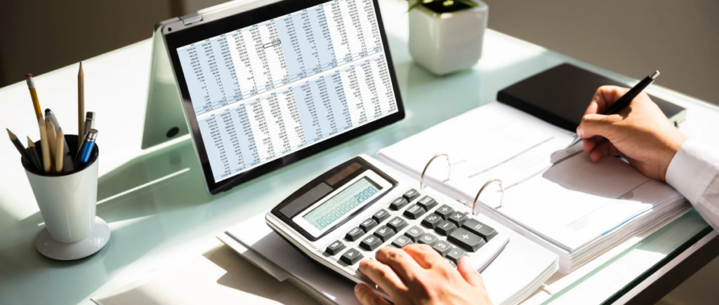 calculator and tax information